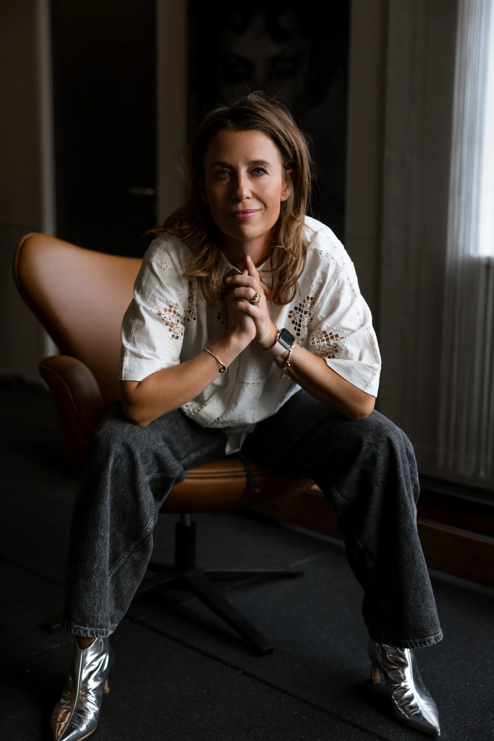 Harriet in het atelier